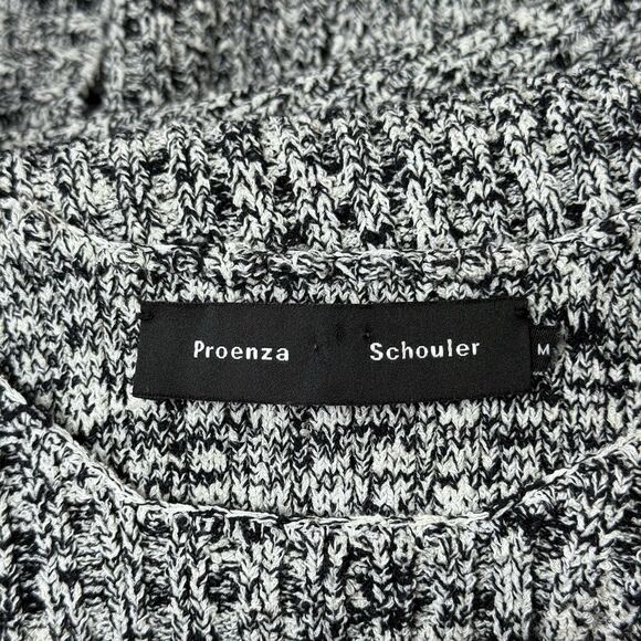 Proenza Schouler Melange Boucle Stretchy Knit Tank Top And Wide Leg Pants Size S - Picture 7 of 14